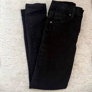 topshop moto black high rise skinny jeans